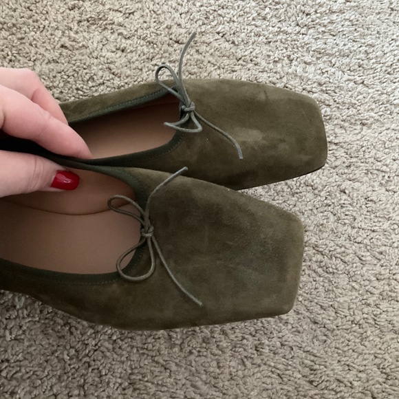 MANSUR GAVRIEL Square Toe Ballerina Flats $395 - Picture 10 of 12